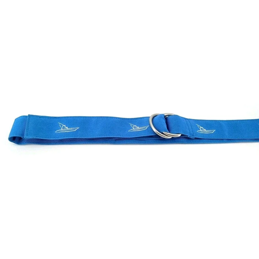 Vineyard Vines Sailboat D-Ring Ribbon Belt 46